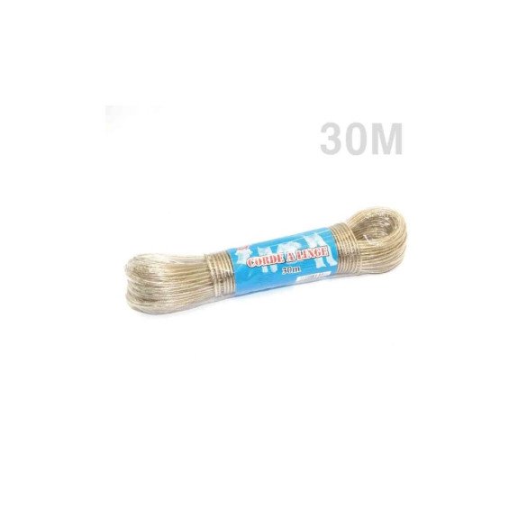 PVC 코팅 와이어 줄 30M/줄/로프/빨래줄/빨래로프/와이어/캠핑빨래줄/캠핑용빨래줄/와이어빨래줄/다용도빨 